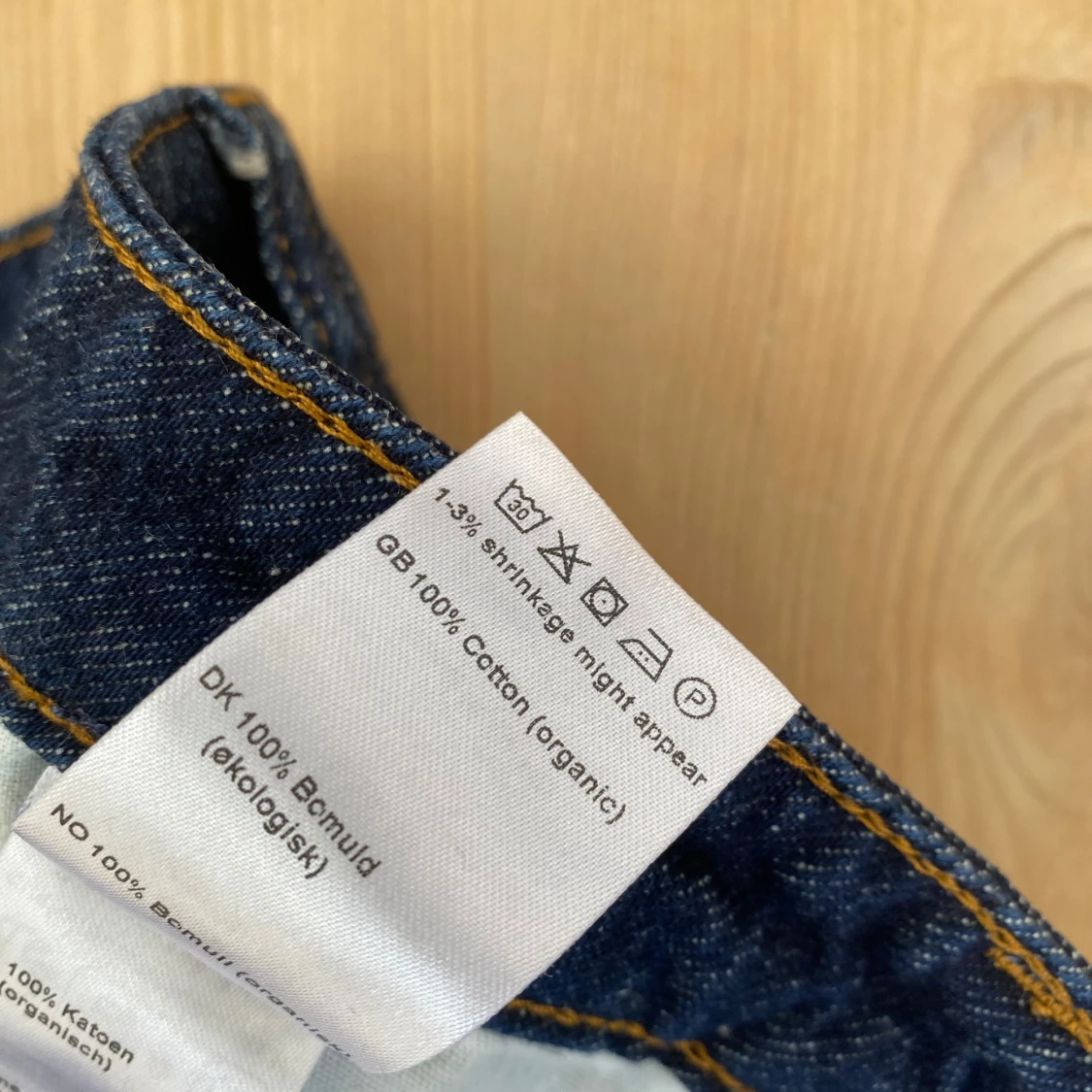 Envii mörkblå lowwaist straight jeans, strl 36 - 4