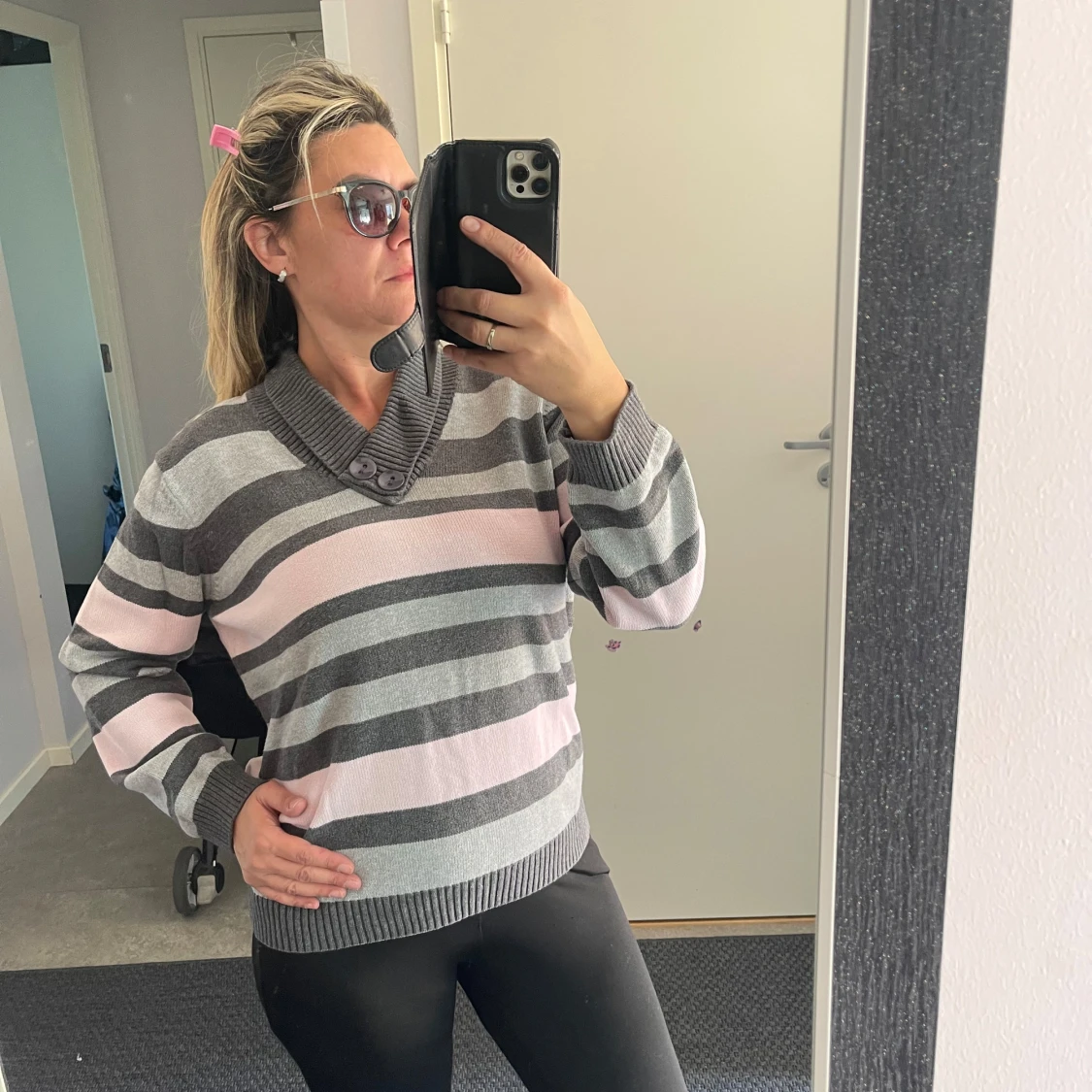 Randig stickad tröja från Isolde - 4