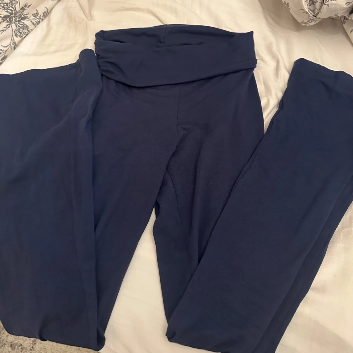 Mörkblå yoga pants - 1