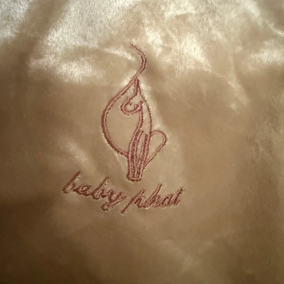 Beige velour hoodie från Baby Phat - 3