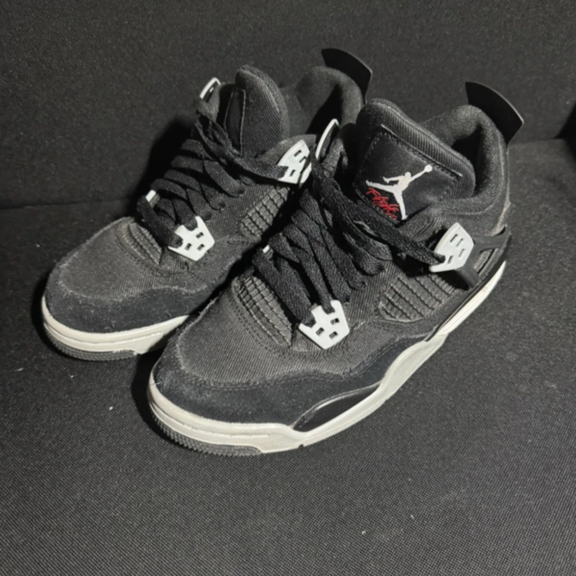Jordan 4 Retro ”black canvas”