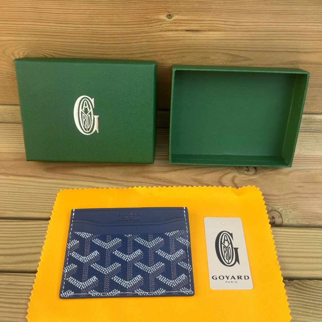 Blå Korthållare - 2