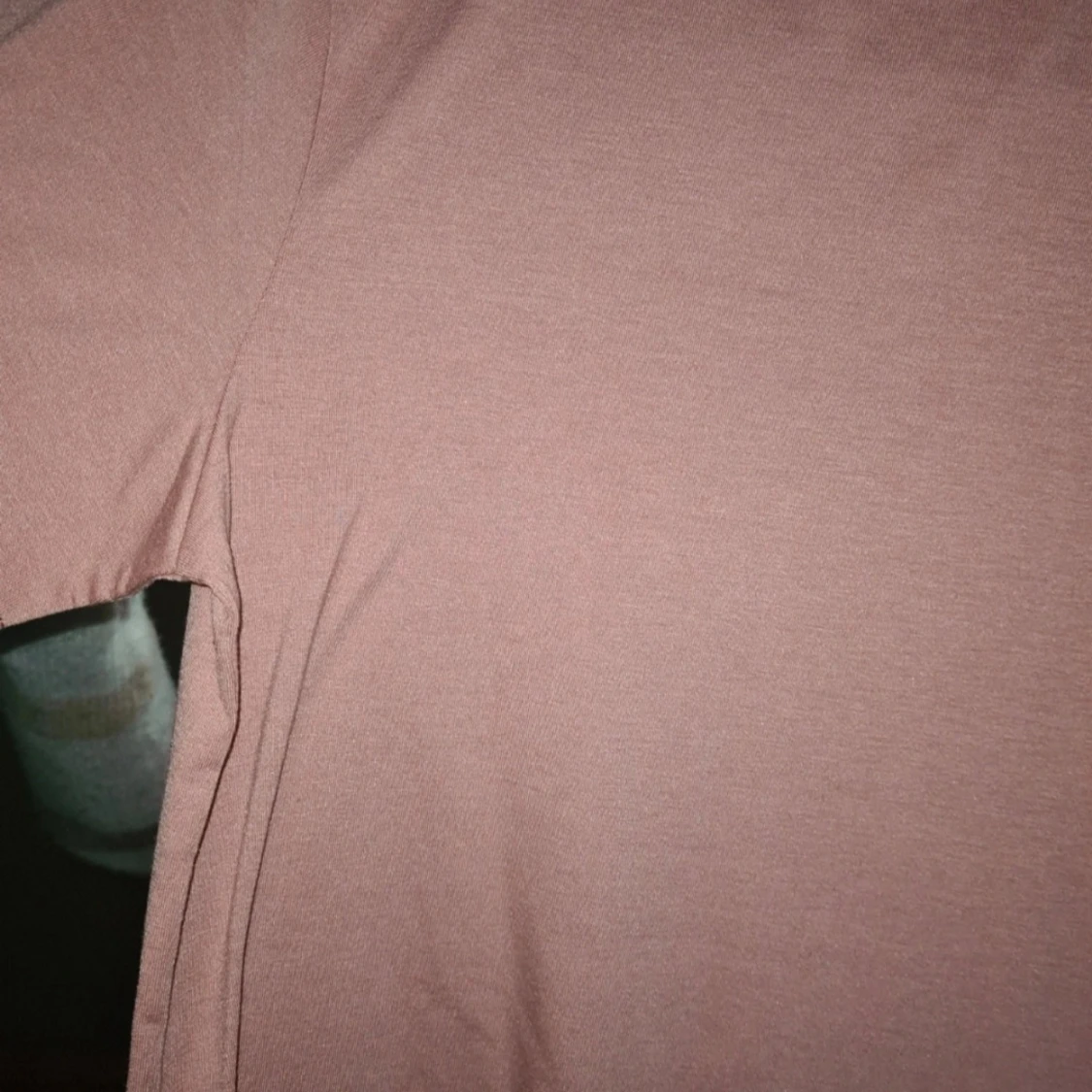 Dammrosa t-shirt med tryck, S - 2