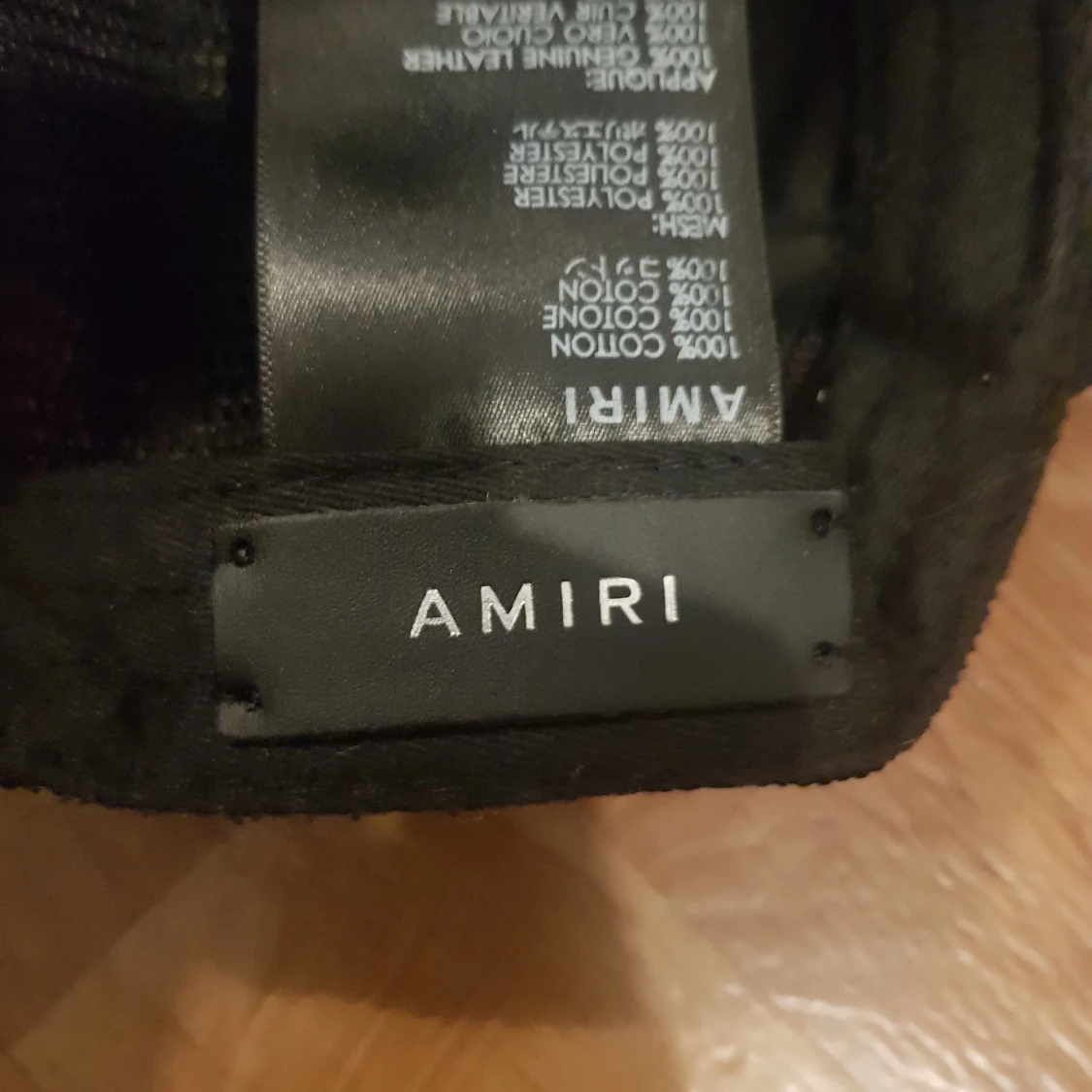 Svart keps från Amiri med mesh och läderdetalj - 2