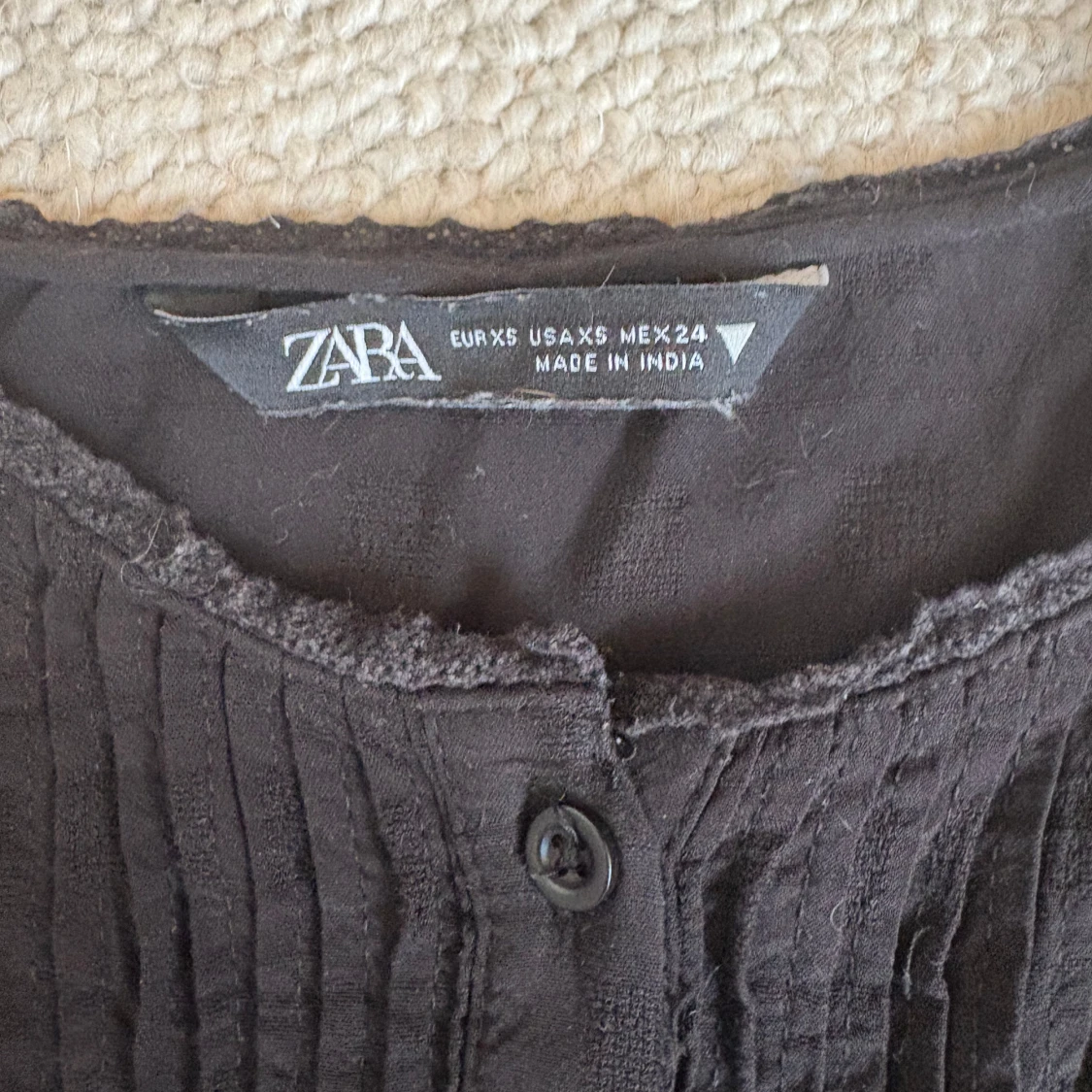 Svart blus från Zara - 3