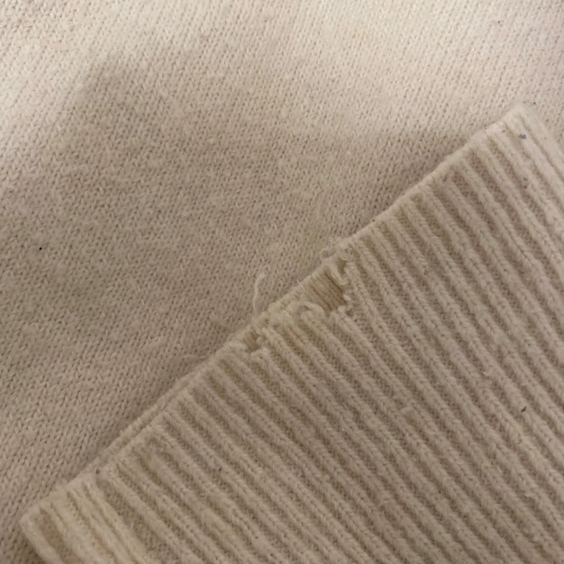 Vit stickad tröja från H&M - 3