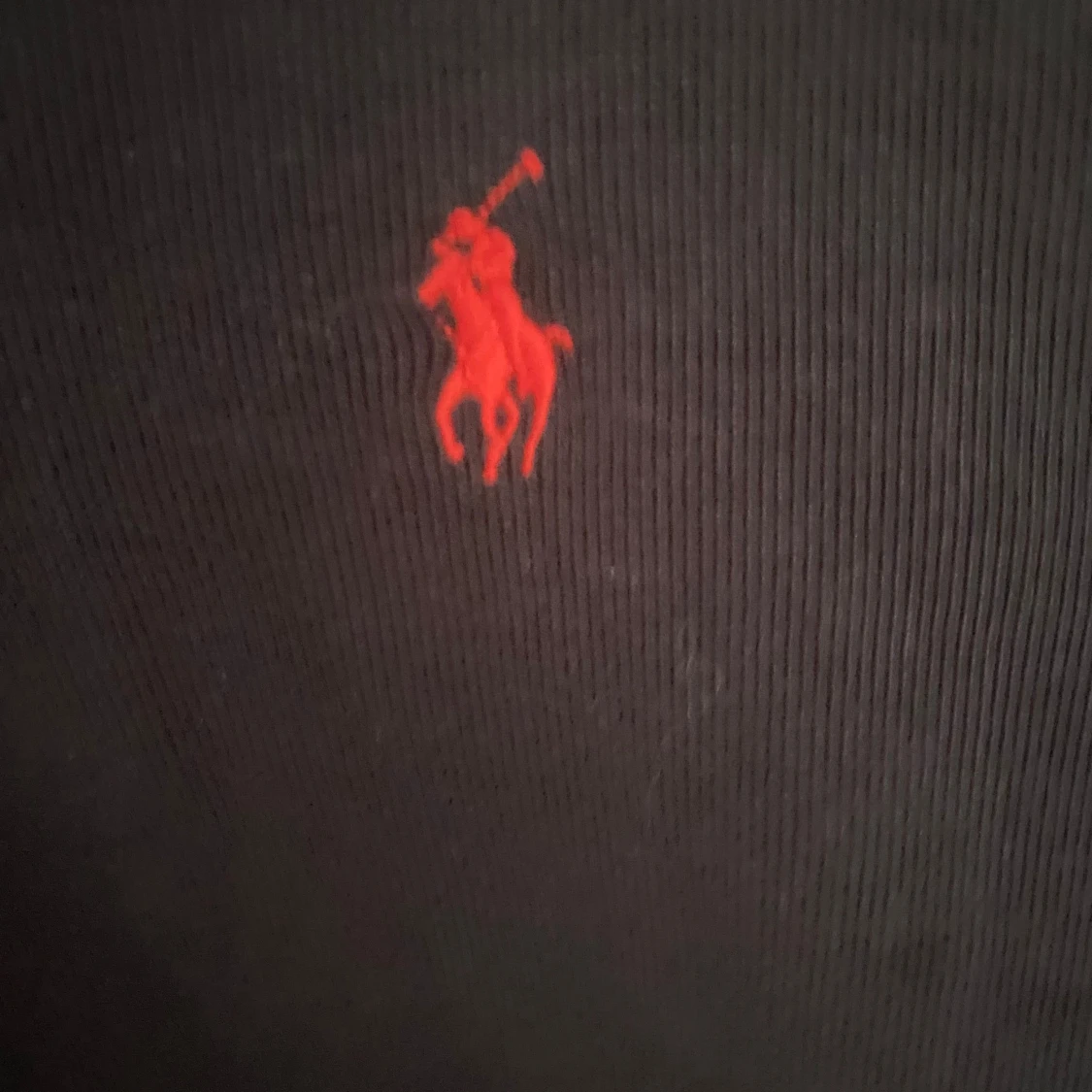 Mörkblå tröja med dragkedja från Polo Ralph Lauren i storlek small - 3