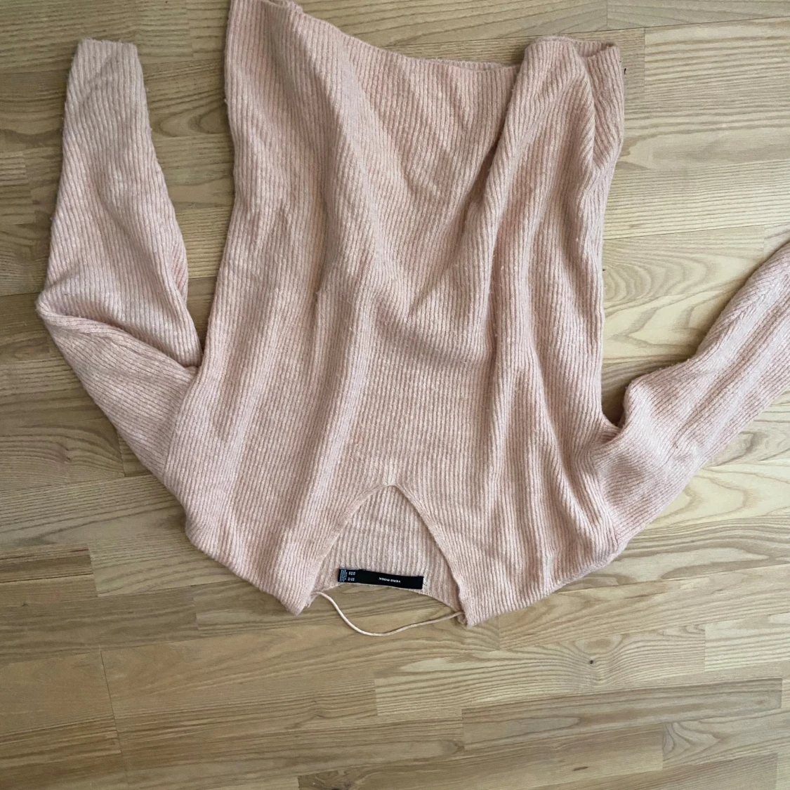 Rosa stickad tröja vero Moda - 1