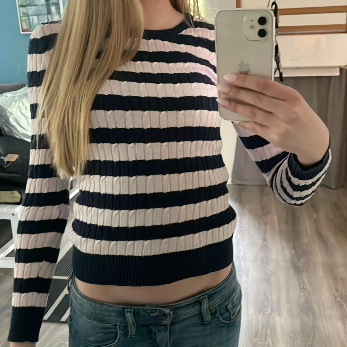 Randig stickad tröja från Gant - 3