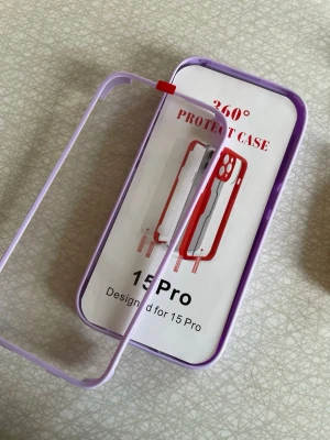 Mobilskal iPhone 15 PRO - Helt nytt skal = 360 grader . 