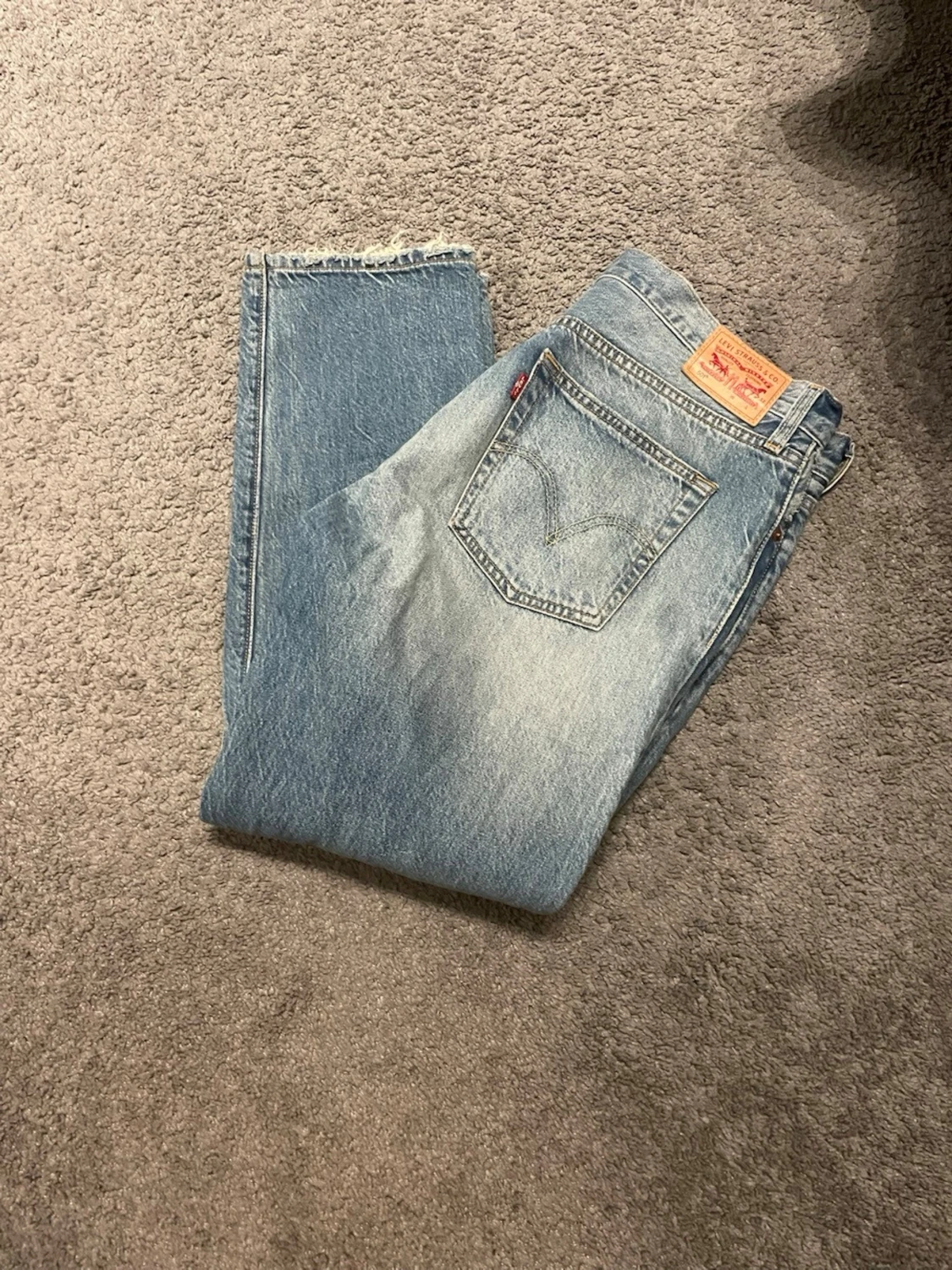 Levi's ljusblå vintage jeans - 4