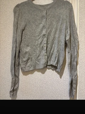 Grå kofta - Söt tunn grå kofta, helt oanvänd!!