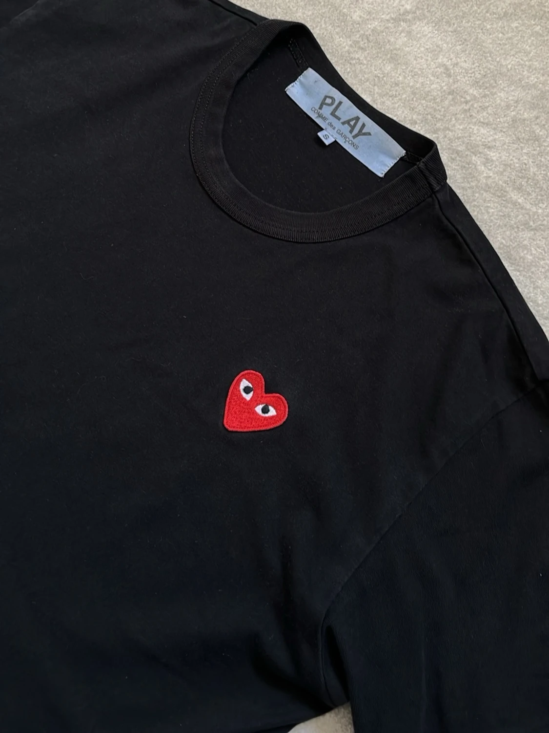 Svart Cdg Tshirt - 1