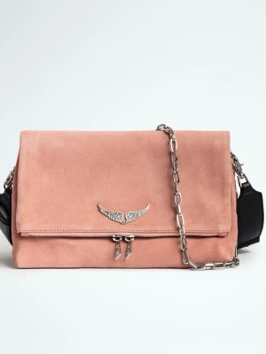 Zadig et Voltaire väska i rosa mocka - Fint skick, lite smutsig på baksida och undersida. Metallen har ingen missfärgning och den är fin och silvrig. Dustbag medföljer! Äkta 💝 Mycket rymlig - slutsåld , nypris runt 5000kr. Köpte den på NK i sthlm 💓                                                                       pris kan diskuteras vid snabbaffär. Säljer billigt då jag vill rensa min garderob och bli av med saker snabbt 🥰