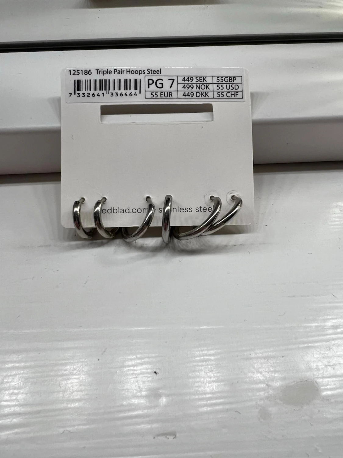 Edblad hoops silver - 3