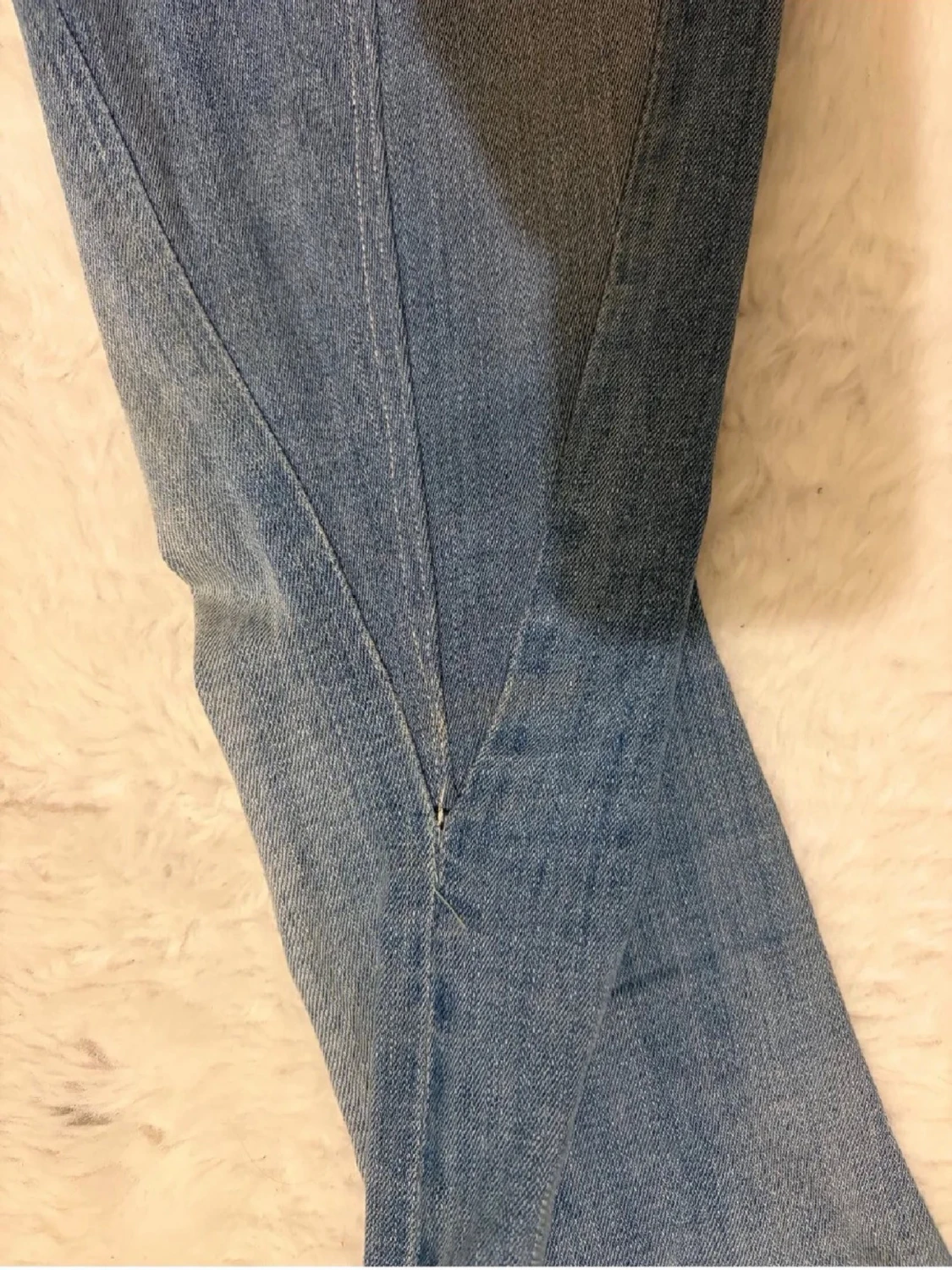 Ljusblåa lowwaist jeans  - 3
