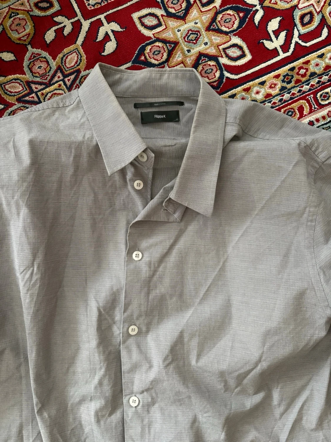 Grå klassisk skjorta, Filippa K - 2