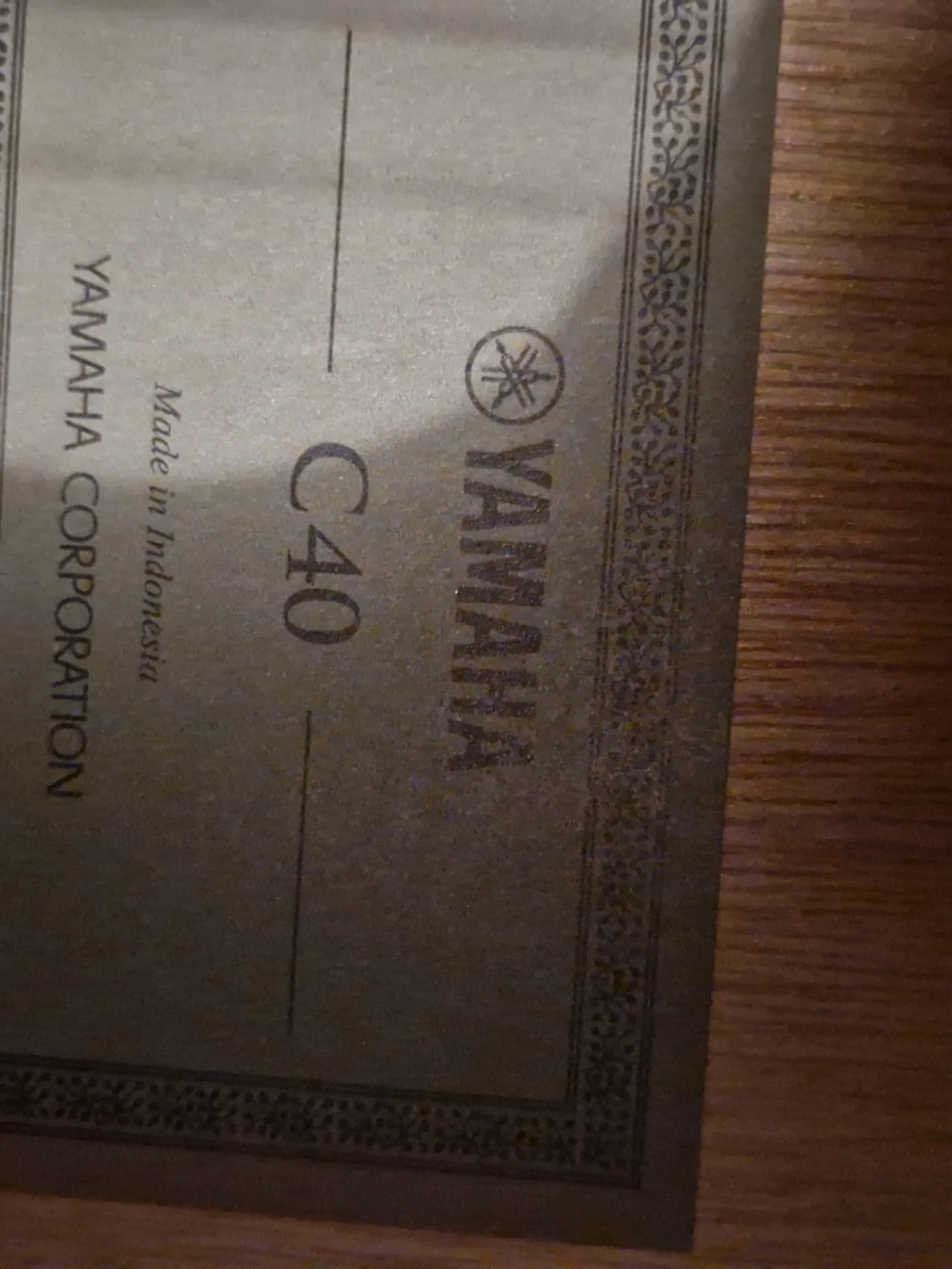 Yamaha c40 klassisk akustisk gitarr - 2