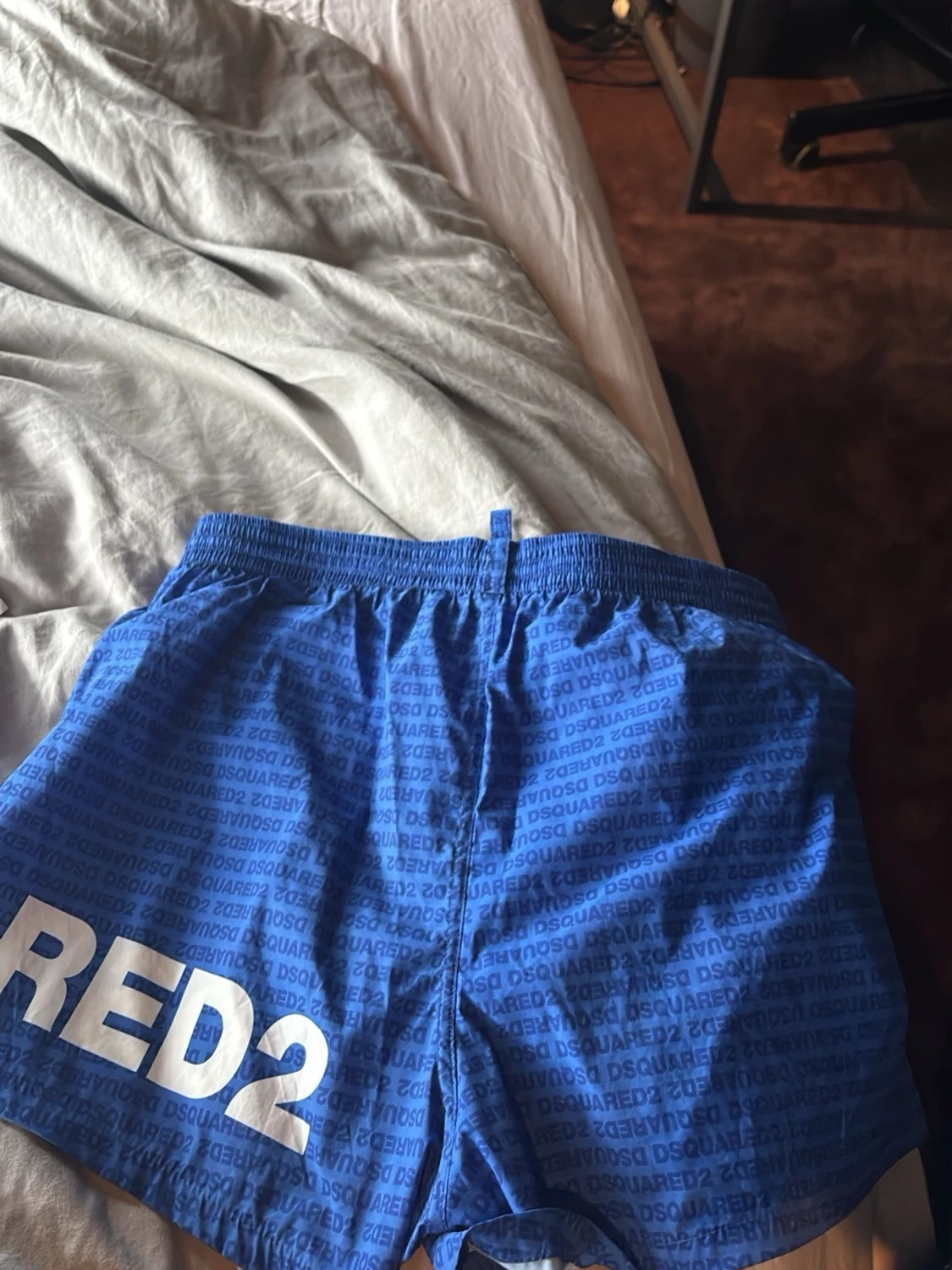 Blå DSQUARED2 badbyxor - 1