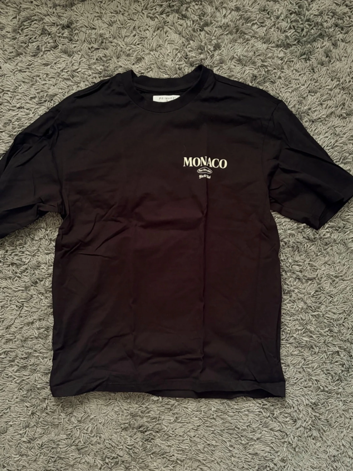Svart MONACO t-shirt med tryck - 1