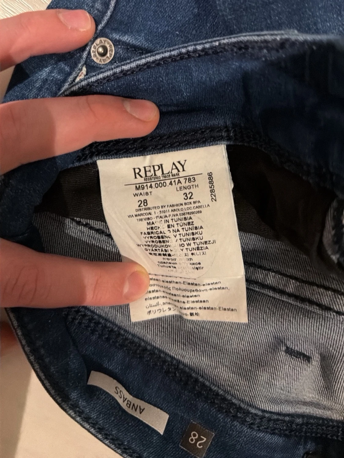 Replay Anbass jeans blå - 2