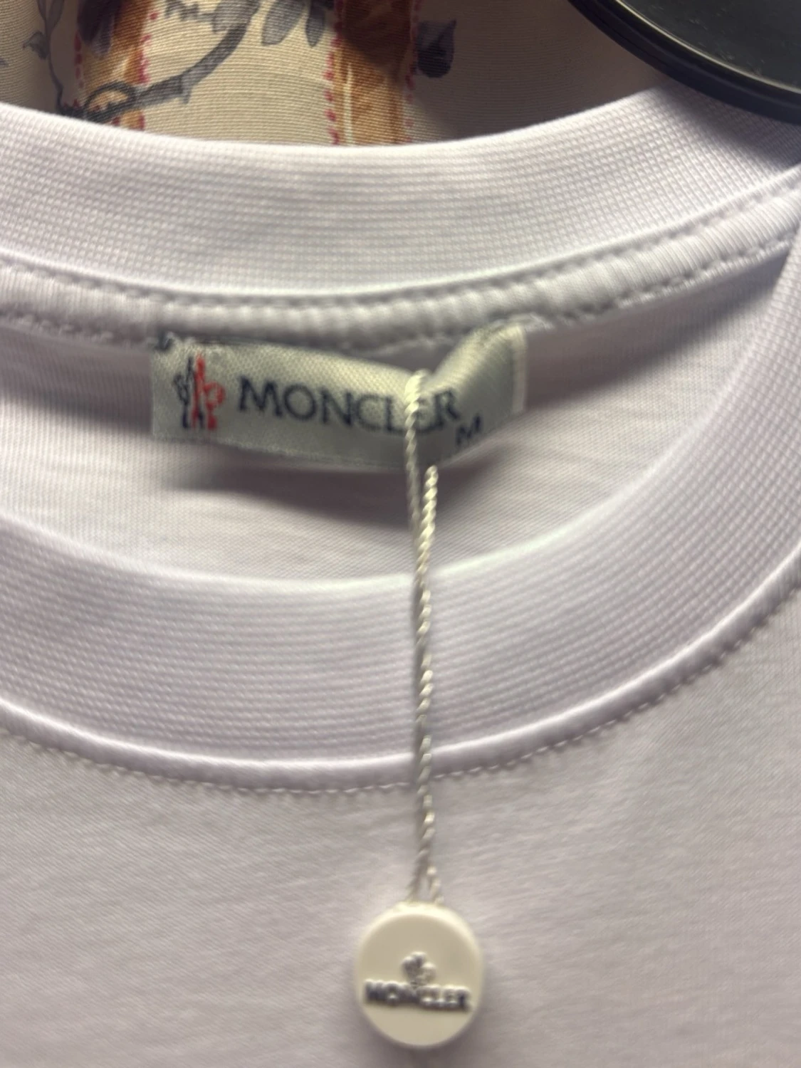 Vit Moncler t-shirt med logga - 2