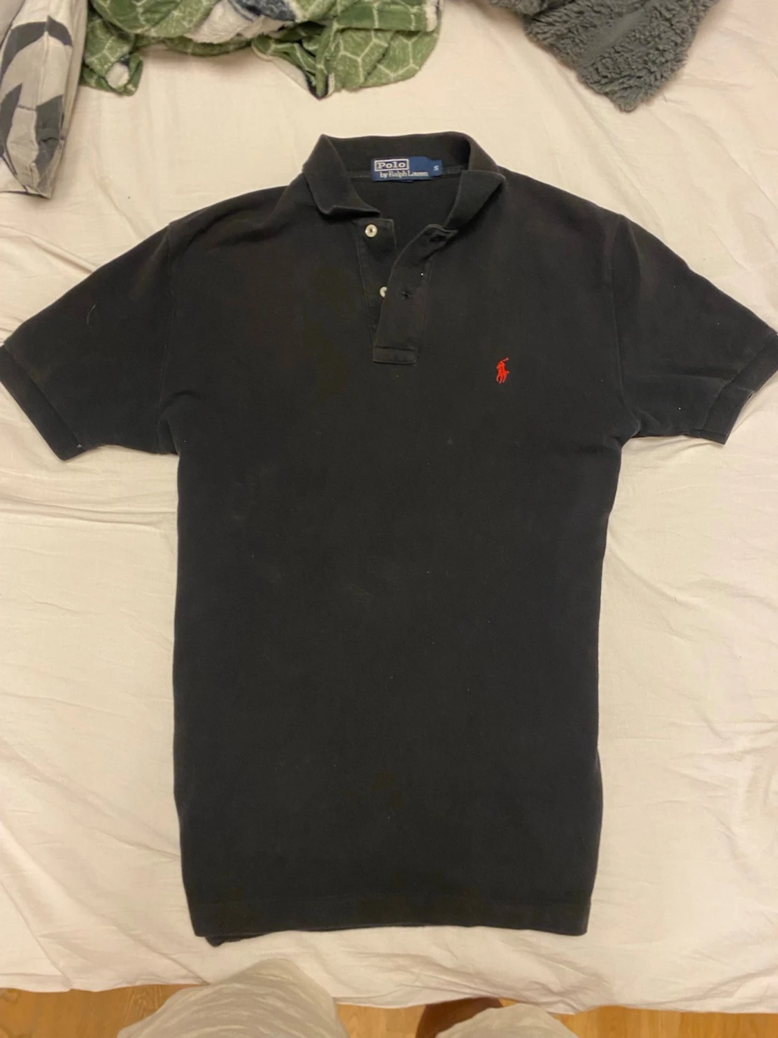 Svart pikétröja från Polo Ralph Lauren