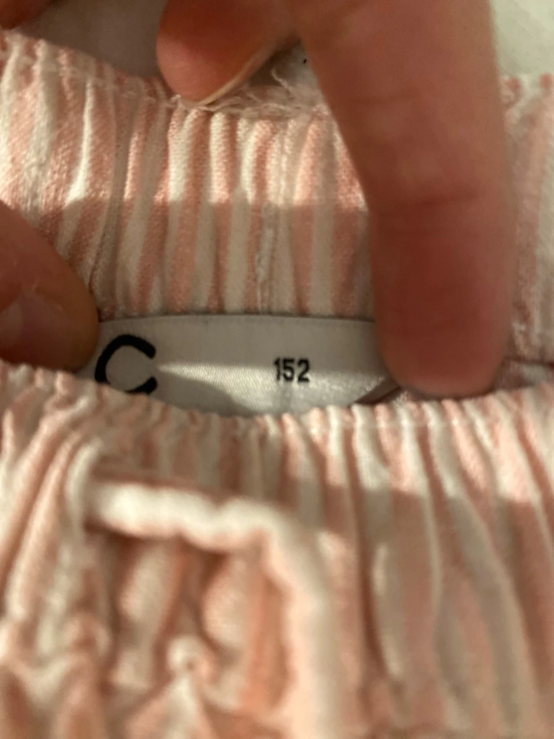 Randiga rosa pyjamasbyxor - 1