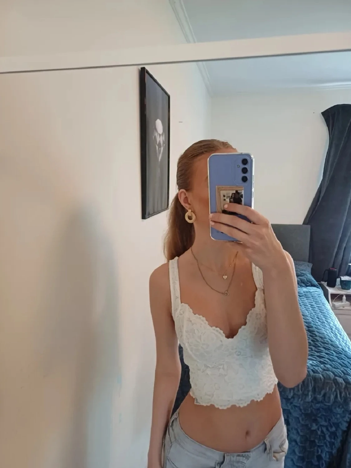 Vit spetsig linnetopp - 2