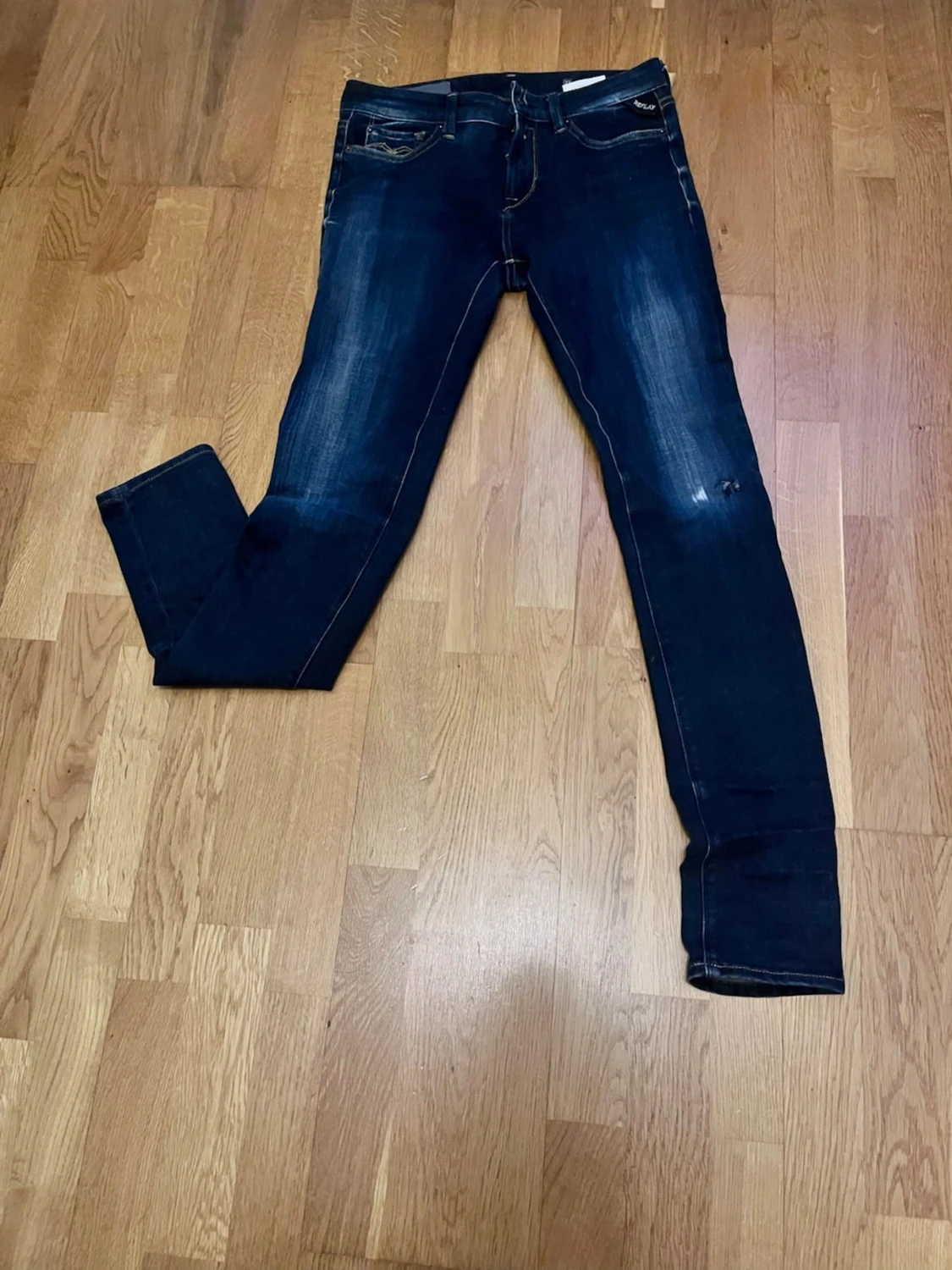 Mörkblå Replay jeans New Luz - 1