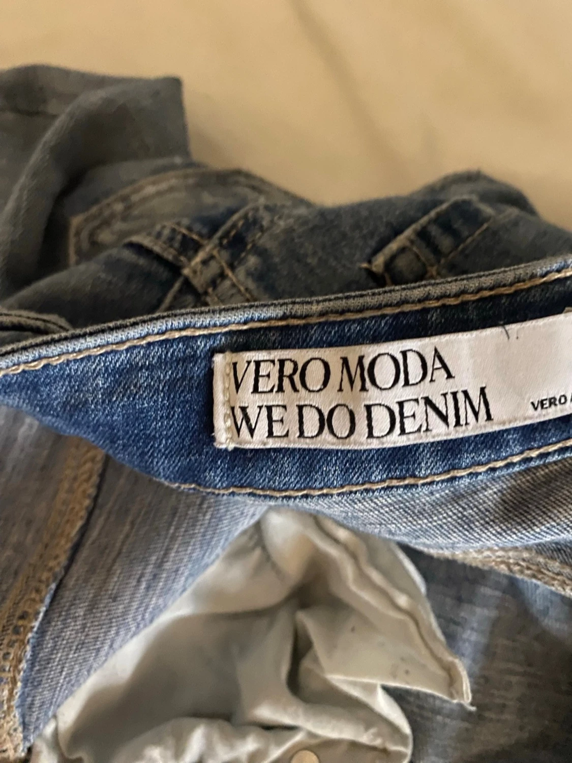 Ljusblå bootcut jeans - 2