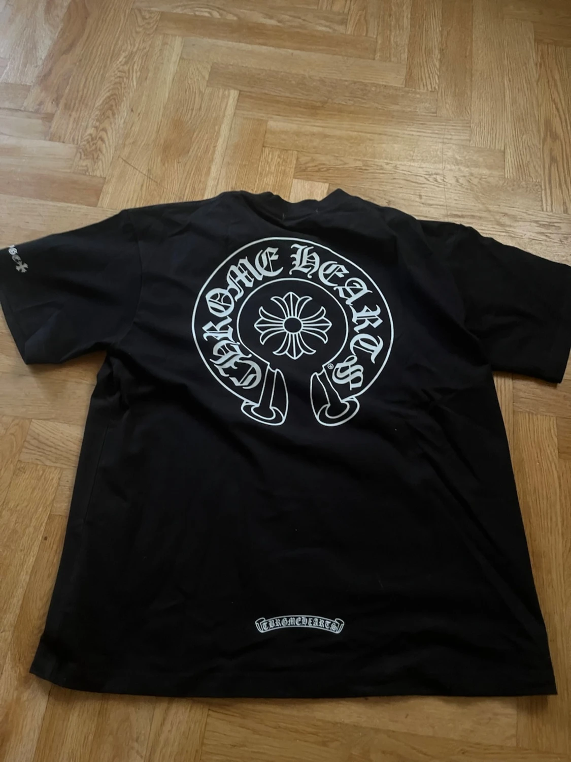 Svart Chrome Hearts t-shirt