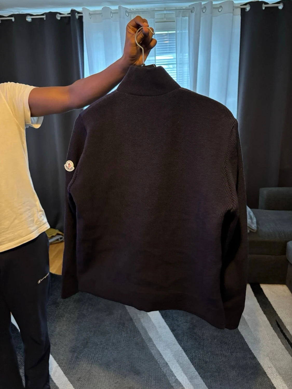 Svart cardiganjacka från Moncler - 1