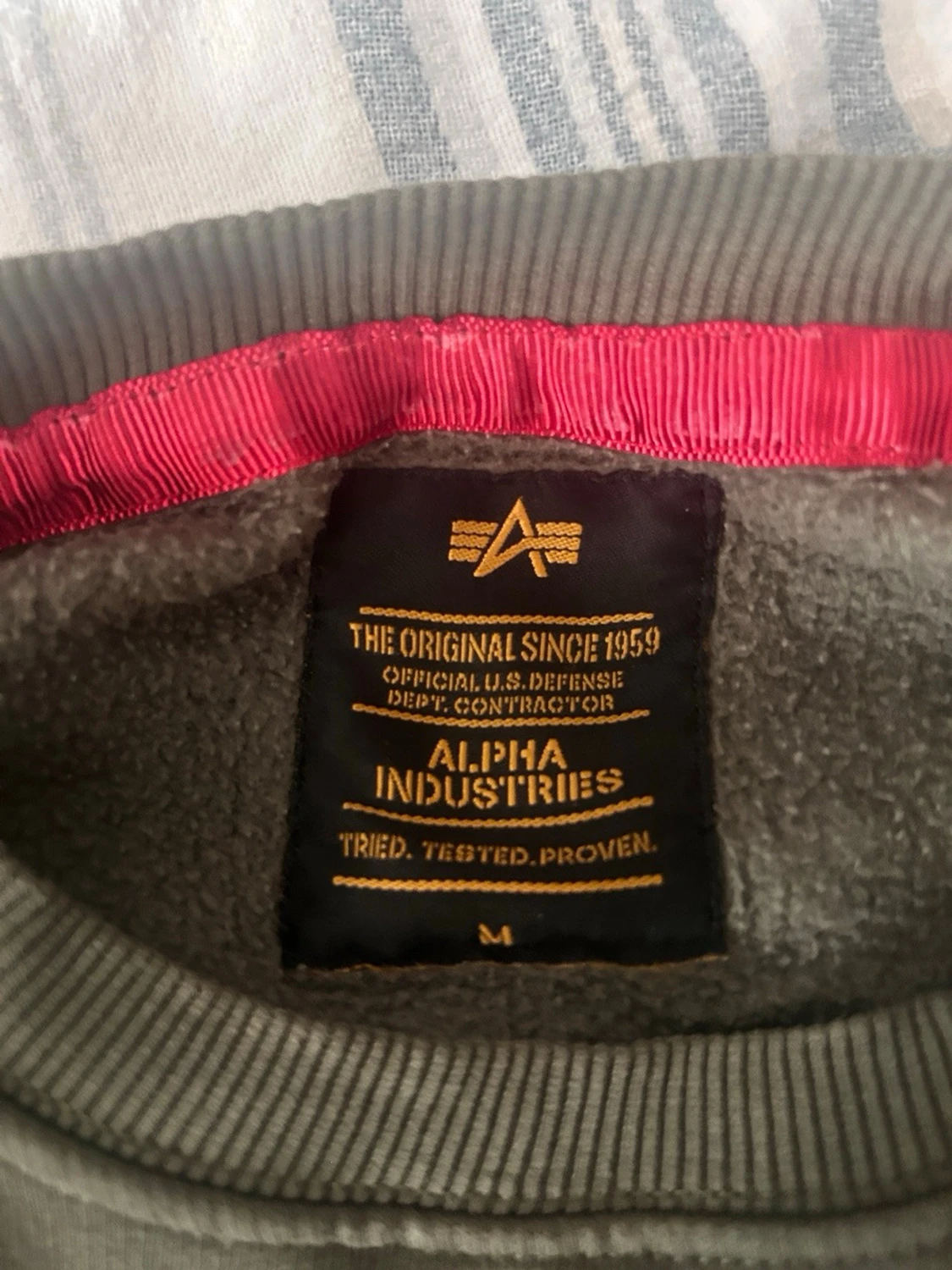Olivgrön sweatshirt Alpha Industries - 2