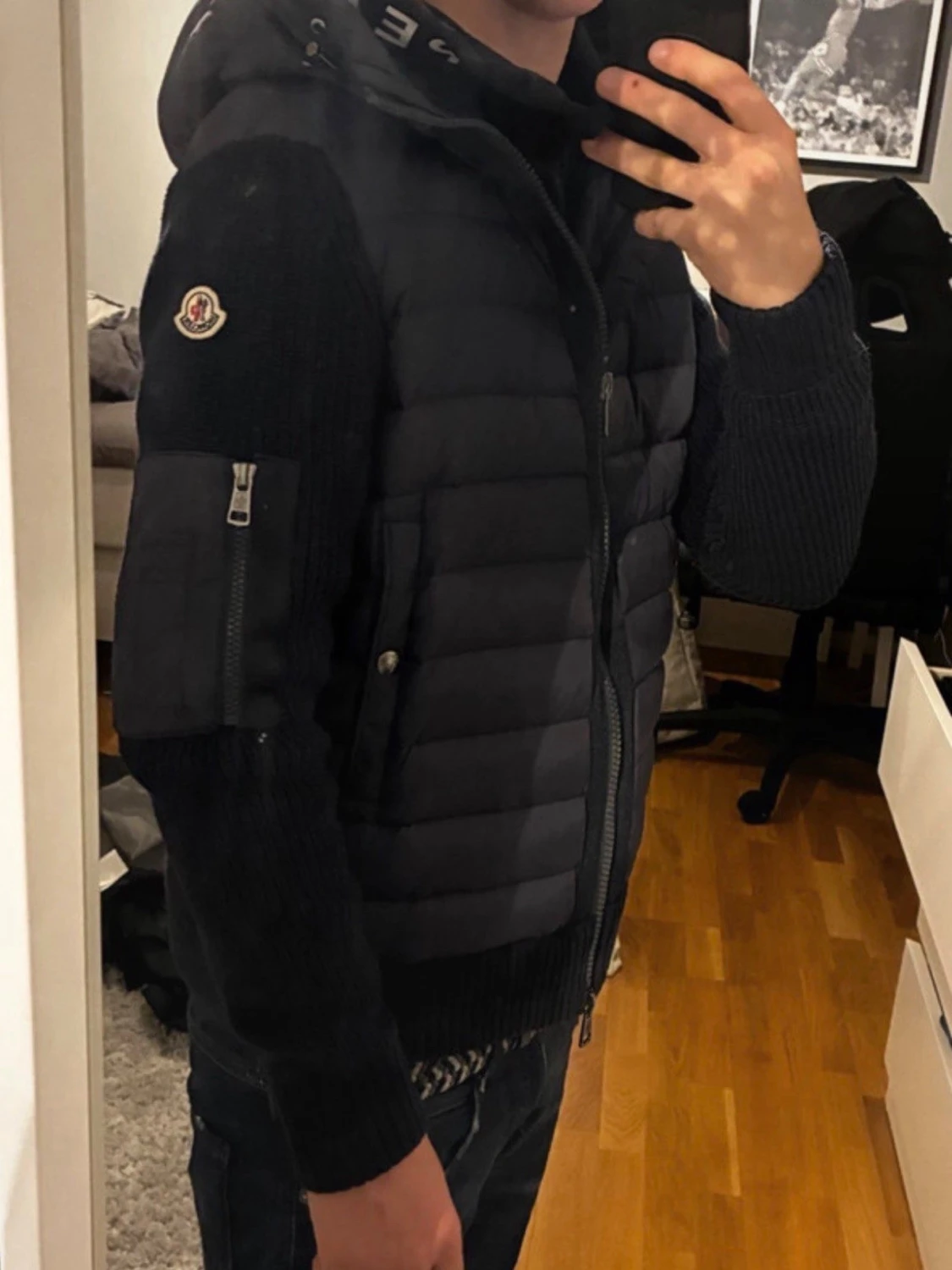 Mörkblå dunväst från Moncler - 3