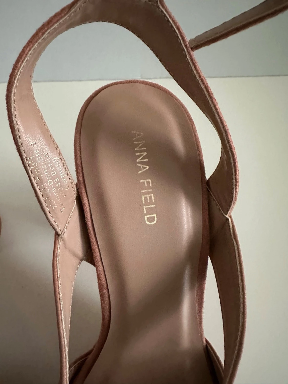 Puderrosa Anna Field sandaler, 40 - 2