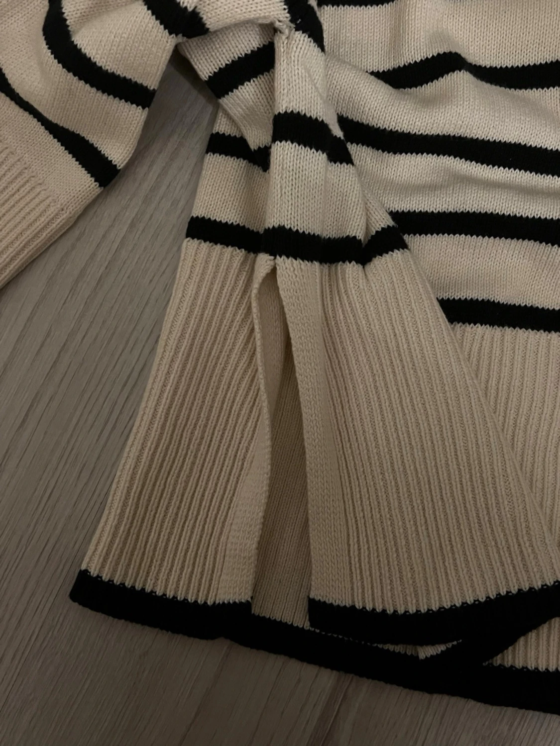 Randig stickad tröja Gina Tricot - 2