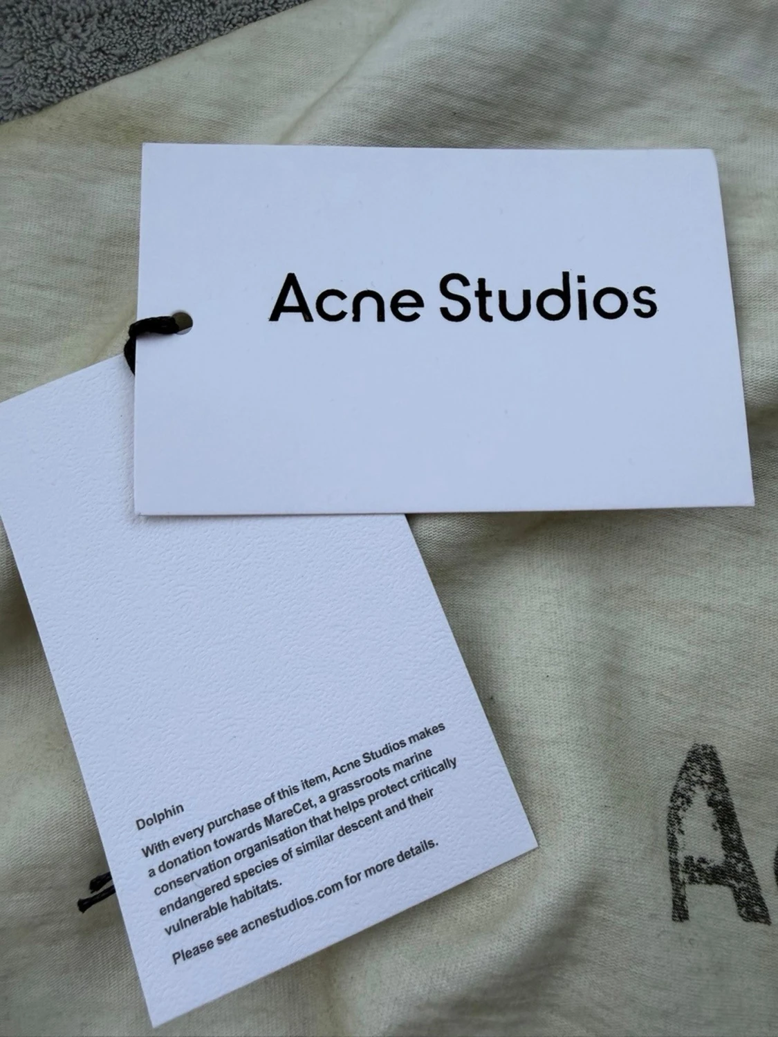 Acne Studios Stockholm 1996 T-Shirt – Cream - 3