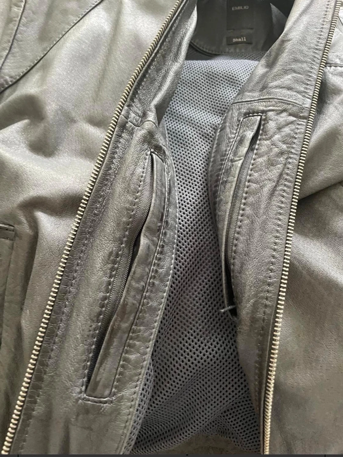  skinnjacka grå  Ny  - 2