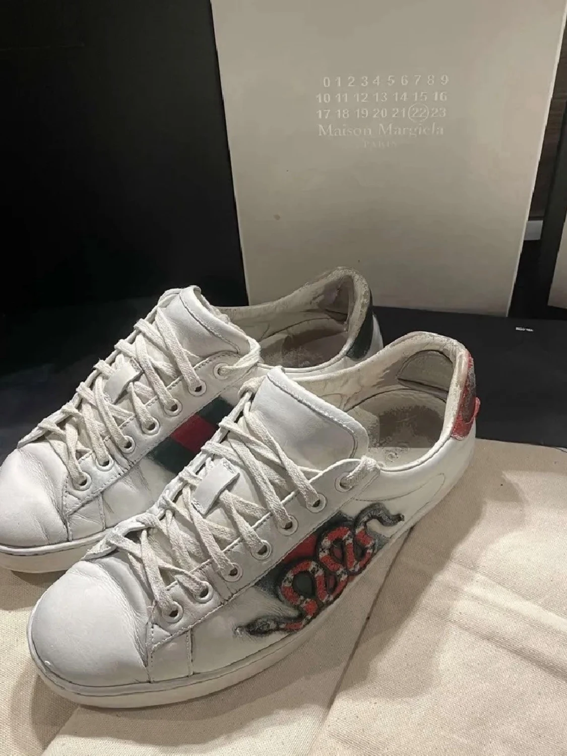 Gucci Ace sneakers med orm - 1