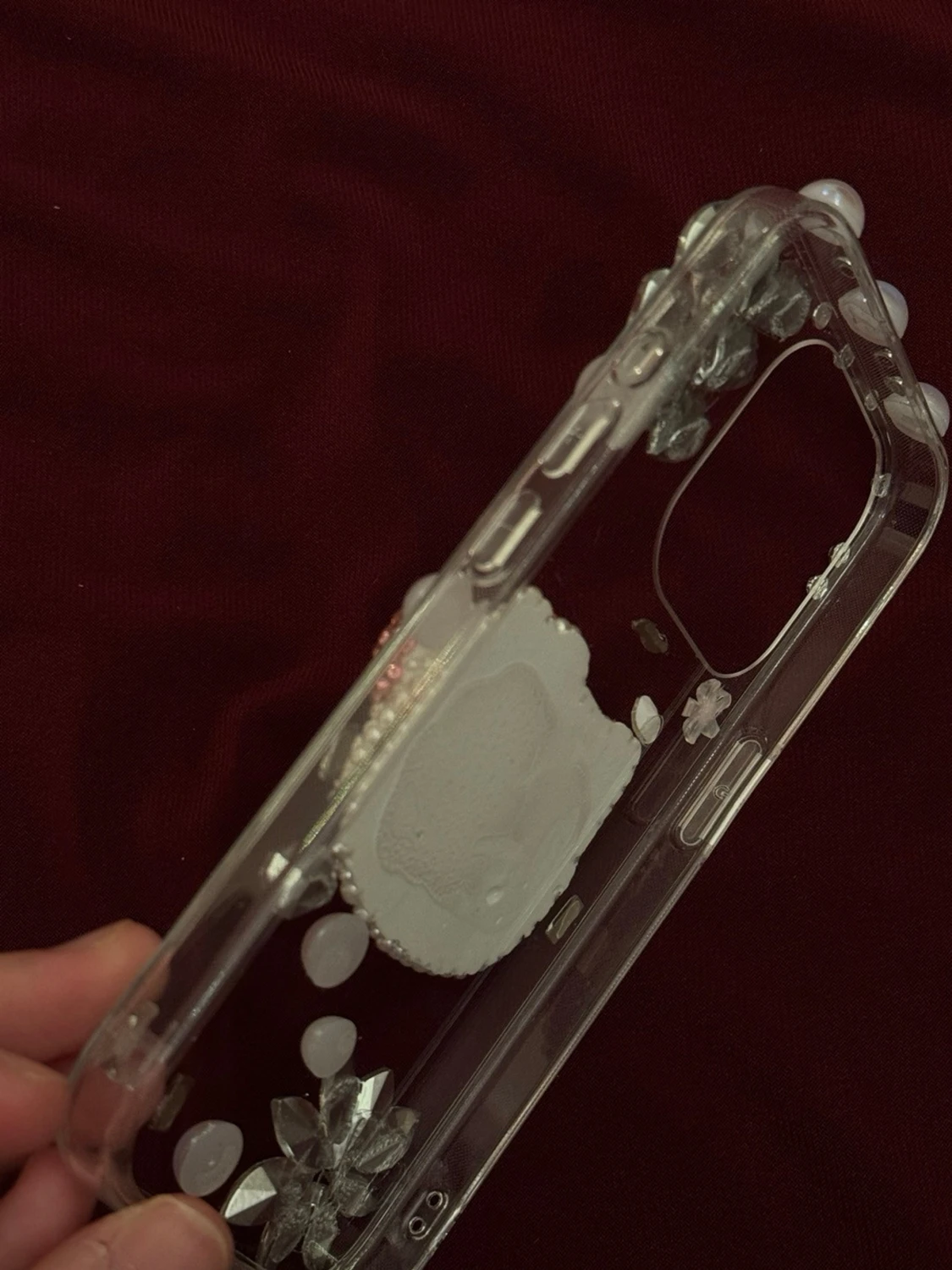 Hello Kitty mobilskal med pärlor & strass iPhone 15 PRO  - 3