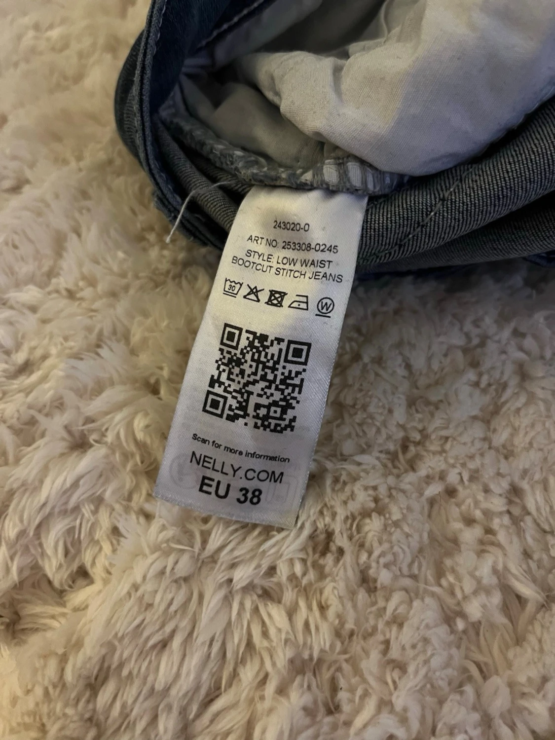 Mörkblå Nelly jeans - Stl 38 - 5