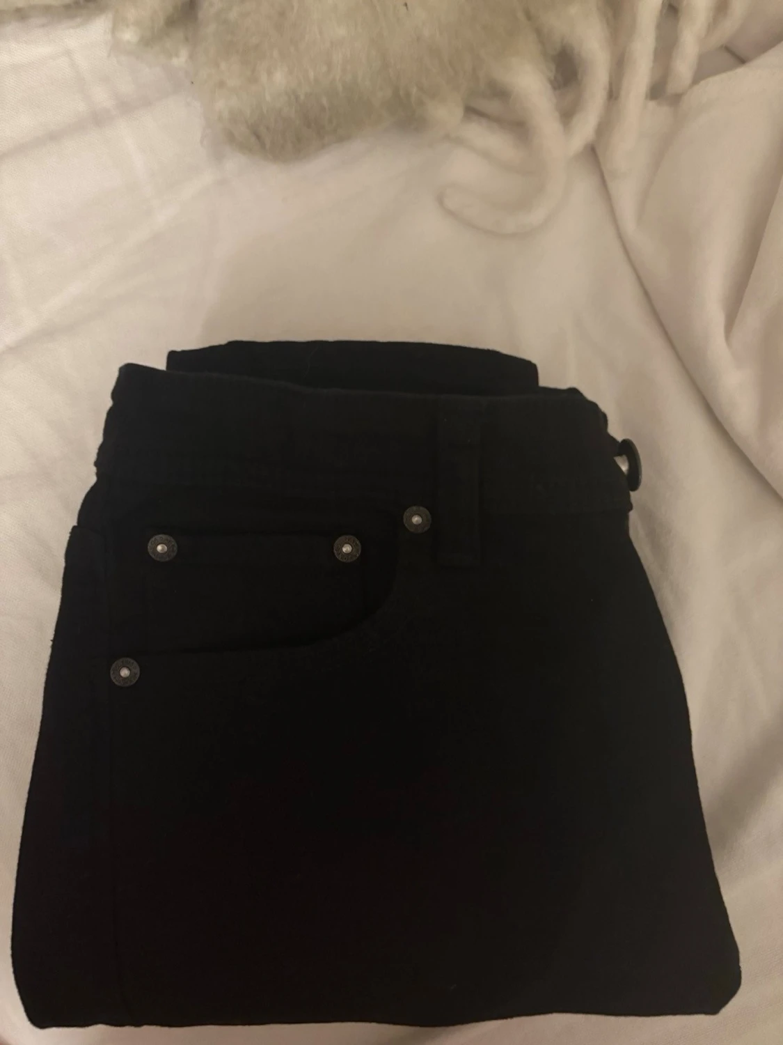 Svarta skinny jeans med hög midja - 3
