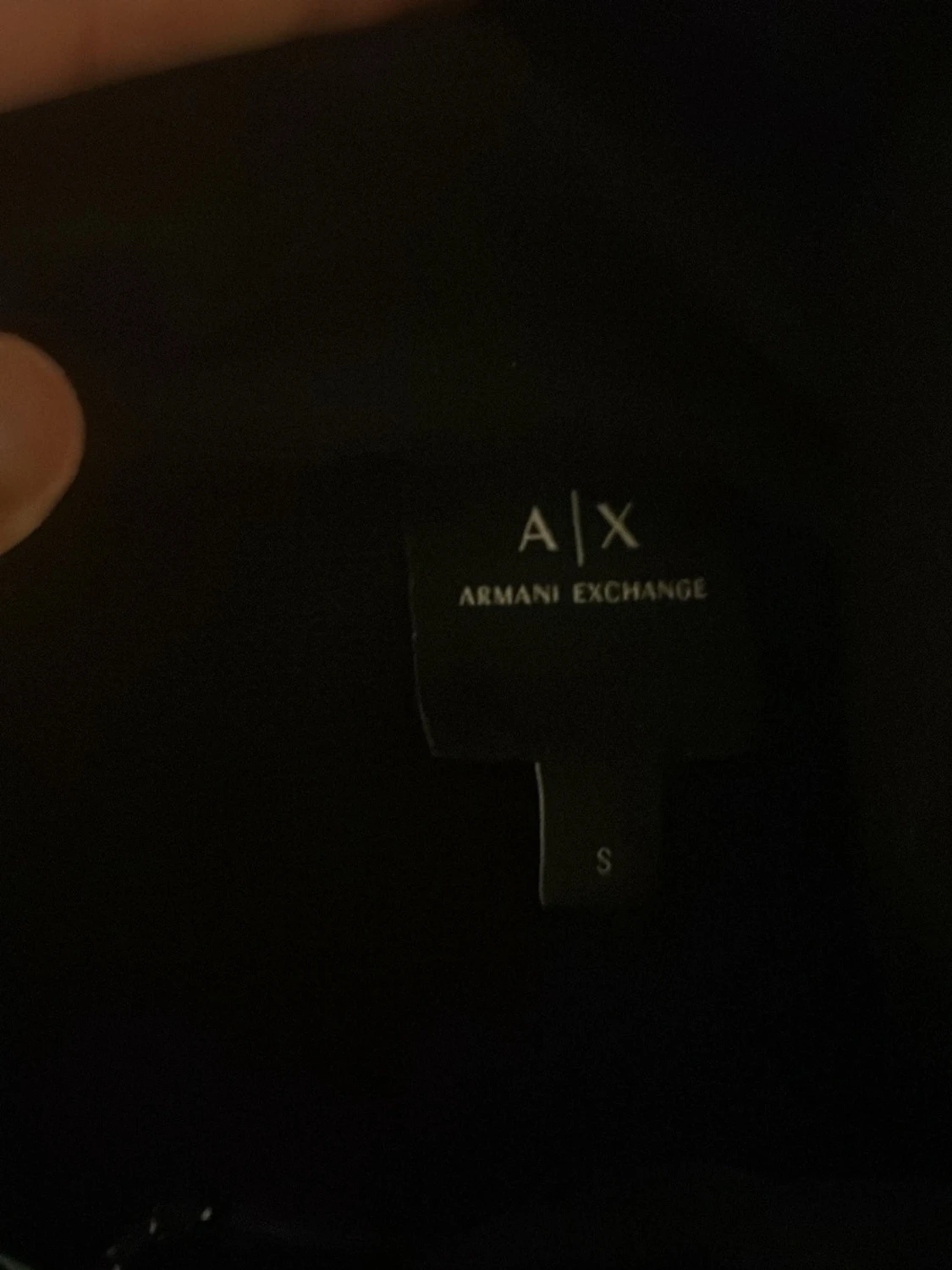 Svart hoodie från Armani Exchange - 1