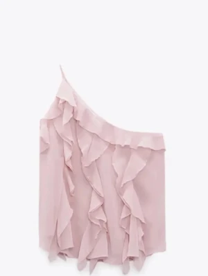 Rosa Zara topp - Super fin rosa topp från Zara💗 Skriv om du har frågor🫶🏼