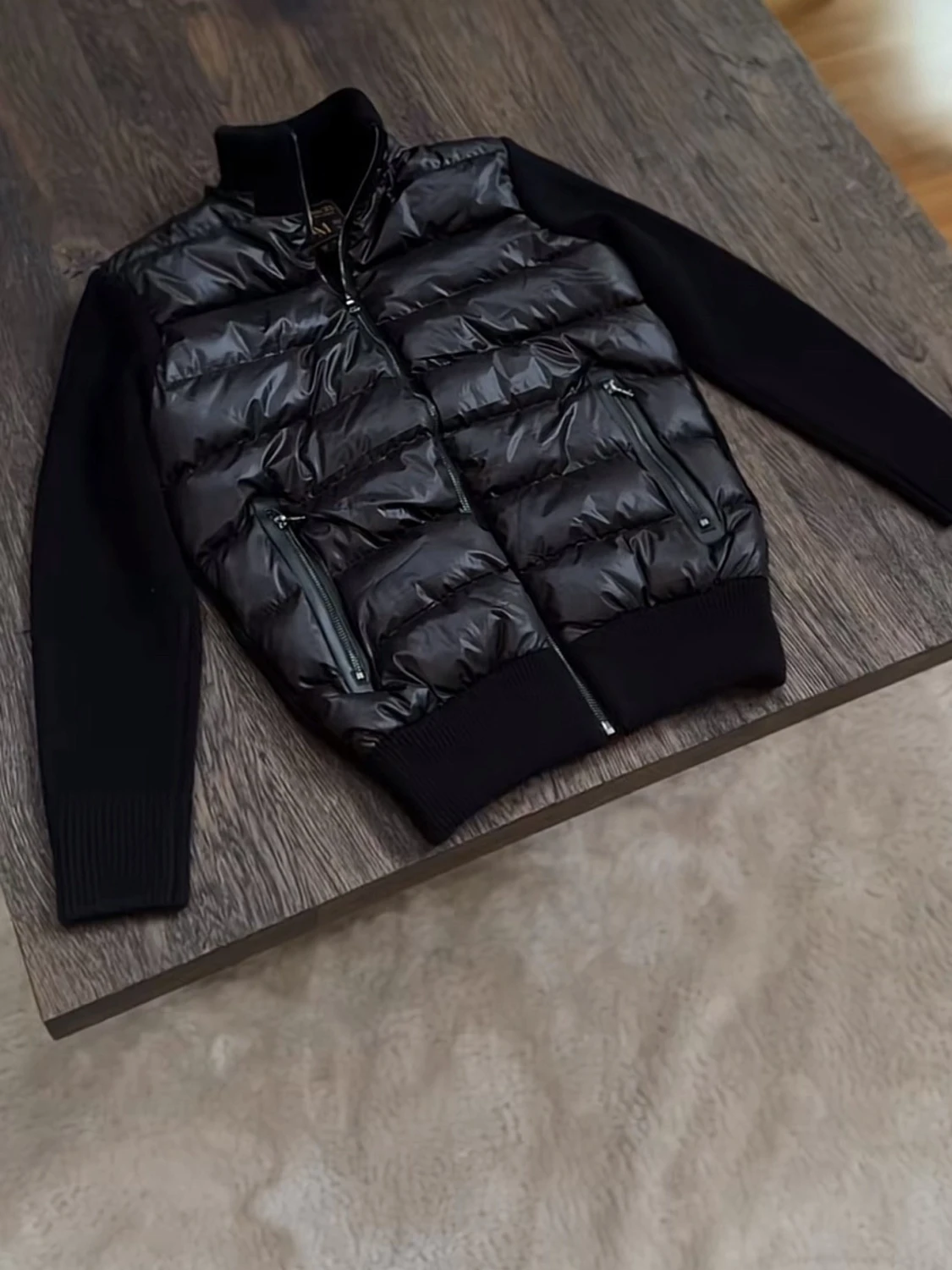 Marcél Classic 02 Hybridjacka – Svart | Avtagbar Luva | Ny Med Prislapp - 1