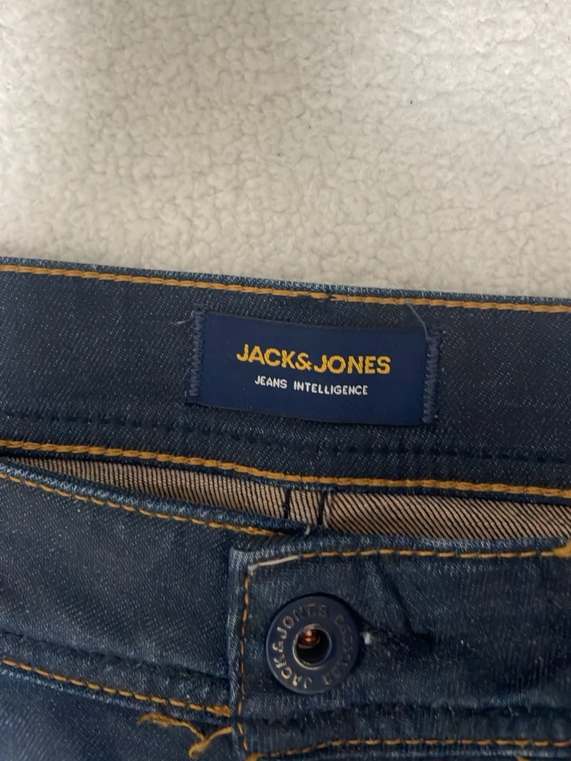 Jack & Jones Mörkblå raka jeans - 3