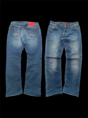 RARE Grisch Jacob Cöhen jeans - Selling a pair of jacob cöhen jeans with red stiching and red fur patch. Jeans are in good condition except they have one repair that was made in the back ( slide 5 ). Size W31. Measurments: Full length 96cm, Waist 43cm