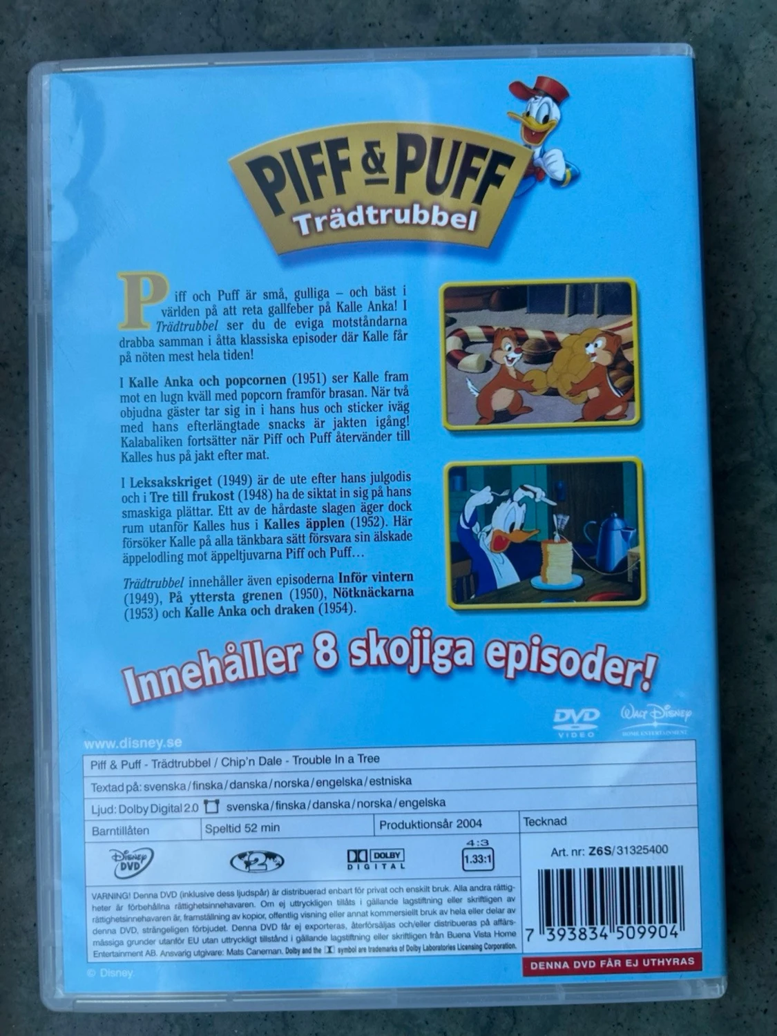Piff & puff: trädtrubbel dvd  - 1