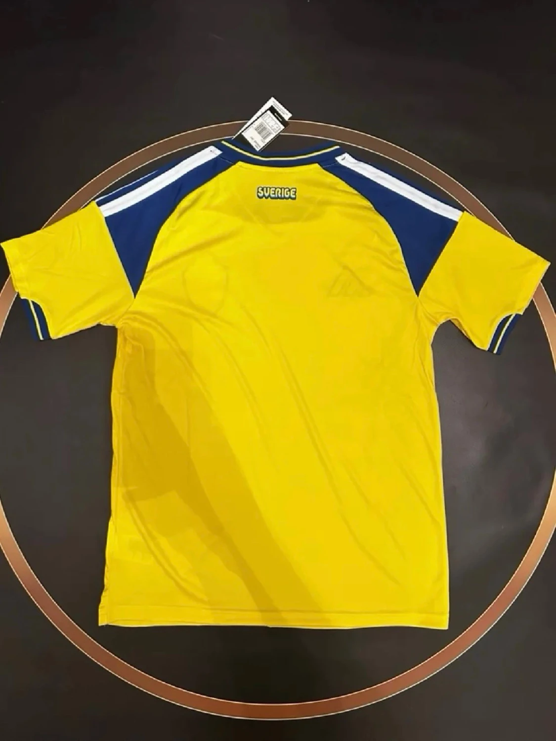 Sverige matchtröja Adidas gul/blå - 1